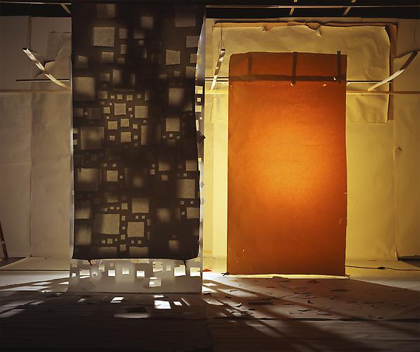 No. 800, 2009
“White with Holes Masked by White and Yellow Lit from Behind”,Edition of 3,
 72 x 86” in. (182x218 cm.), 2 AP, 40x47.5 in. (101x120 cm.), Color Photograph