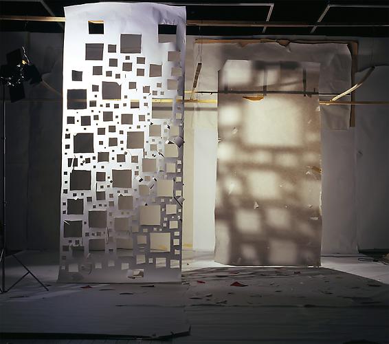 No.805, 2009
"White with Holes Lit from Front and White Lit from the Back with Shaddows from Other White”
Edition of 3, 72 x 81 in. (182 x 205 cm.), 2 AP, 40 x 45 in. (101 x 114 cm.)
Color Photograph