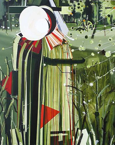 Last One 1, 2009.
Oil and Acrylic on Canvas, 60 x 48 inches.