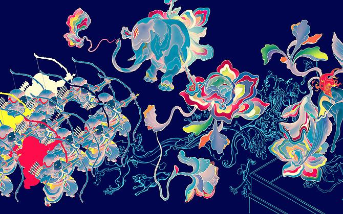JAMES JEAN
Lotus War Night, 2011