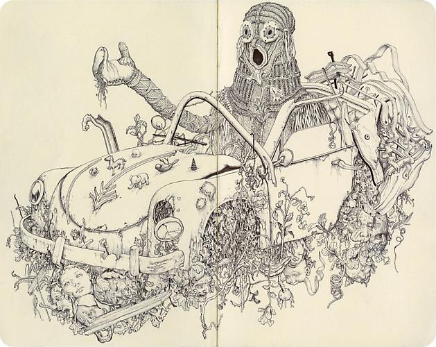 JAMES JEAN
Mole E, 2010
Ink on paper
9 X 10 inches