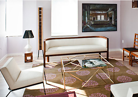Poesis design team selected works by DAVID S. ALLEE and ALIX SMITH for their WEEDS Showtime penthouse in Midtown Manhattan.