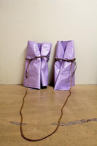 Turquoise Love (2012)
Paper, Paint, Rope, Wire
45h x 50w x 90d in (114.3h x 127w x 228.6d cm)