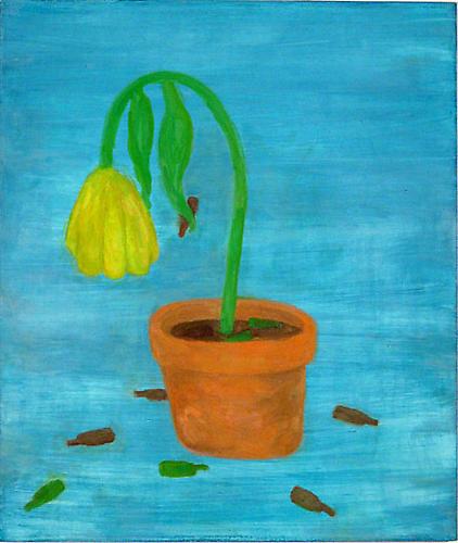 Fucked Up Flower, 2008
Oil on linen
26 x 22 in.
