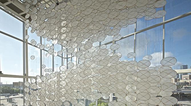 Cloud Deck, 2010 
Site Specific Commission, University of Houston Downtown