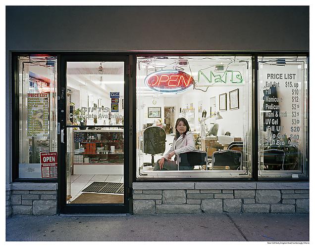 NEW YORK NAILS, KINGSTON ROAD, SCARBOROUGH, ONTARIO | C-PRINT | 28 X 36 INCHES | 2010