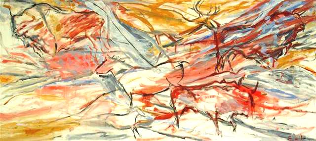 Sirocco Wall,1987
Acrylic on canvas	
48 x 108 inches (121.92 x 274.32 cm)		
Signed lower right; titled and dated reverse
DEKO_E_085
