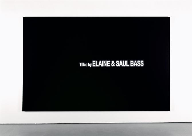 Black-List: Elaine & Saul Bass, 2006
Acrylic on linen
77 x 120 in.