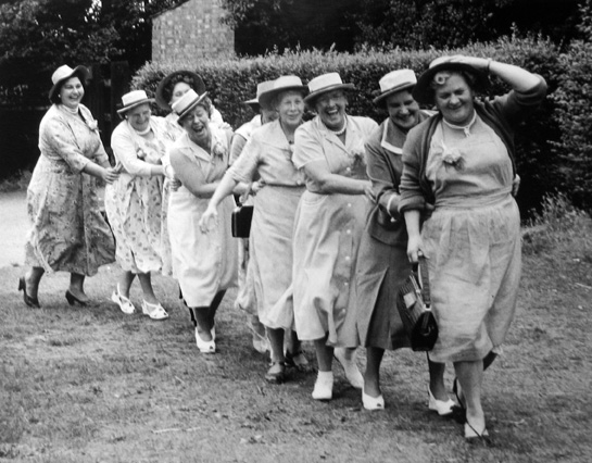Conga Line, From the Mother's Pub Outing, Clapham, England
1956
gelatin silver print