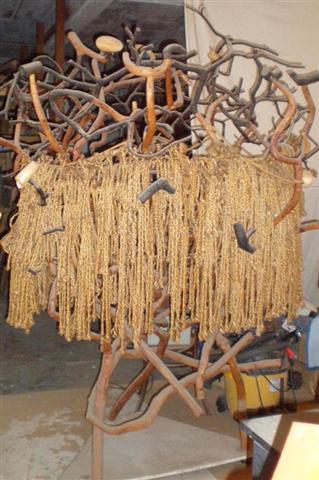 Dave Slivka 
Genesis, 1989 
Wood, rope and plastic
90 x 90 x 90 inches
SLIV_D_003