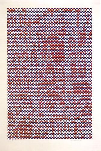 Cathedral #4, 1969.
Lithograph and screenprint on paper, 41 1/4 x 26 3/4 inches.
