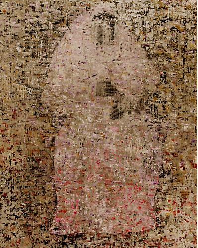 Untitled   2010
Mixed media on canvas
70.8 x 63 in / 180 x 160 cm