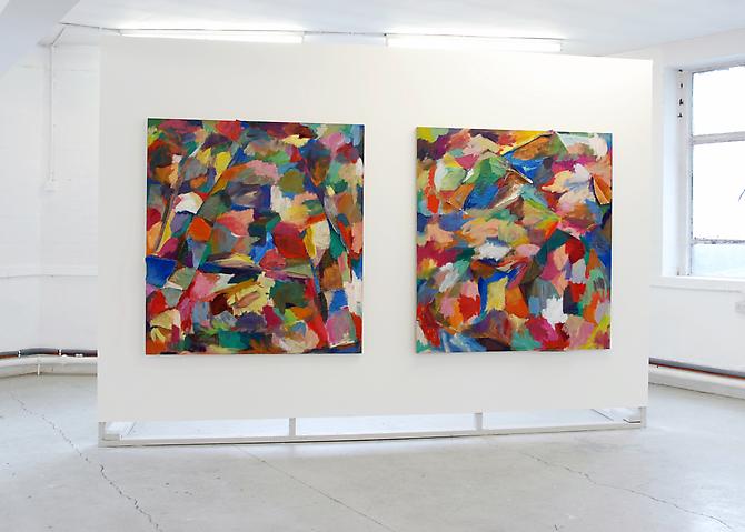 Installation View, ‘Progress Pleas’, Paintings A,S, HOTEL, June 2012