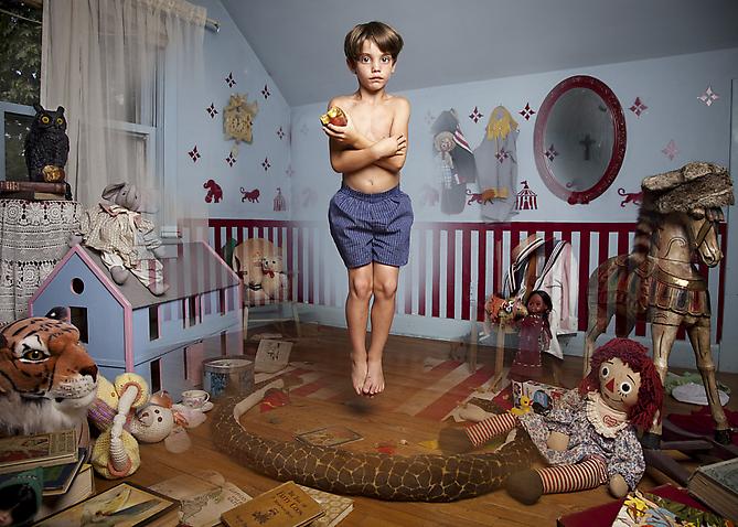 JONATHAN HOBIN | ADAM'S APPLE | FROM THE SERIES "IN THE PLAYROOM" | DIMENSIONS VARIABLE