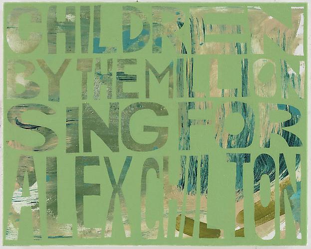 Alex Chilton, 2010  
Acrylic on canvas
18 x 24 inches