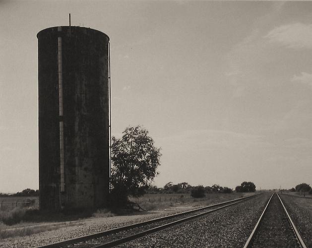 Rusted Water Tower & RR Tracks-Melrose, New Mexico
2005
Platinum/palladium print