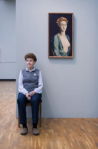 Andy Freeberg,  Nathan Altman's Portrait of I.P. Degas, State Tretyakov Gallery , 2008
Archival pigment print