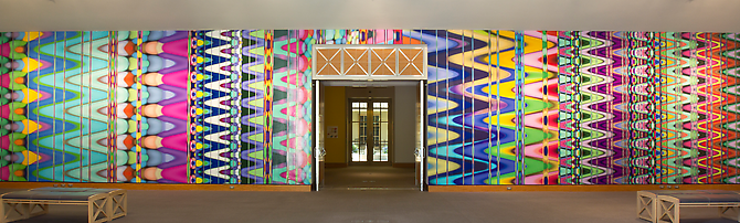 Vibrating Strands of Energy, 2011
Vinyl
156 x 672 inches
Installation view
Norton Museum of Art, West Palm Beach
