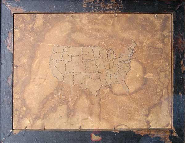 Varujan Boghosian, 2006
 America , construction
20.75" x 16" x 1"