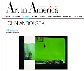 John Andolsek Art in America Review