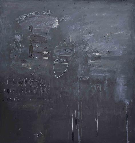 Ash and Dust
60" x 56"
mixed media on canvas
2009