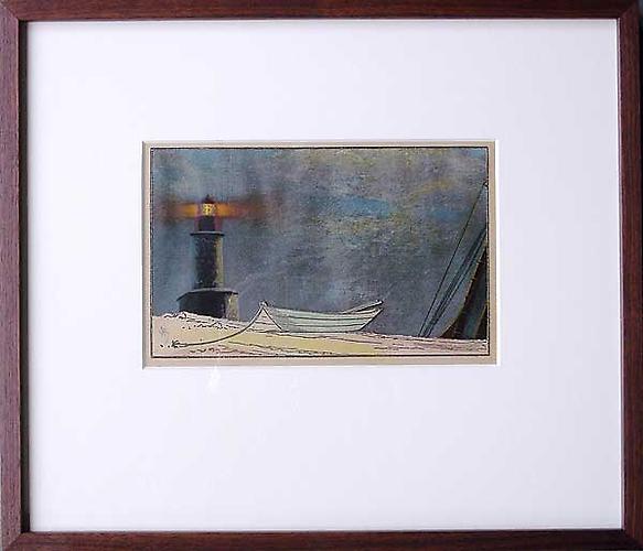 Varujan Boghosian, 2006
 At Lands End , collage
13" x 15"