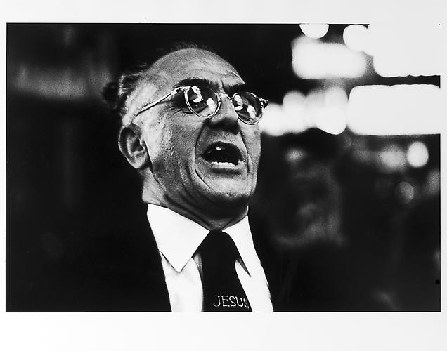 Preacher with Jesus tie
mid 1950s
Gelatin Silver Print