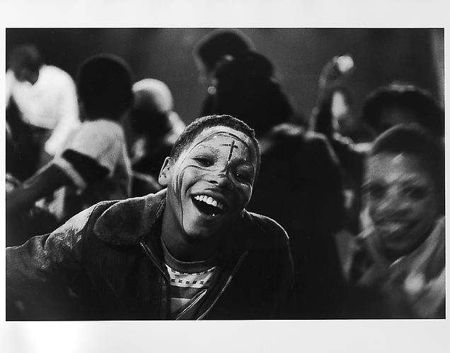 Halloween, boy with cross painted on forehead
mid 1950s
Gelatin Silver Print