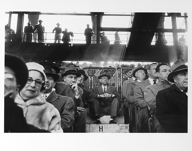 Detail of crowd, man sitting on steps
mid 1950s
Gelatin Silver Print