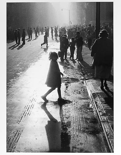 Silhouetted young girl
mid 1950s
Gelatin Silver Print