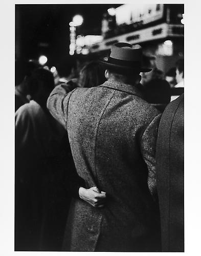 Woman with hand on man's back
mid 1950s
Gelatin Silver Print