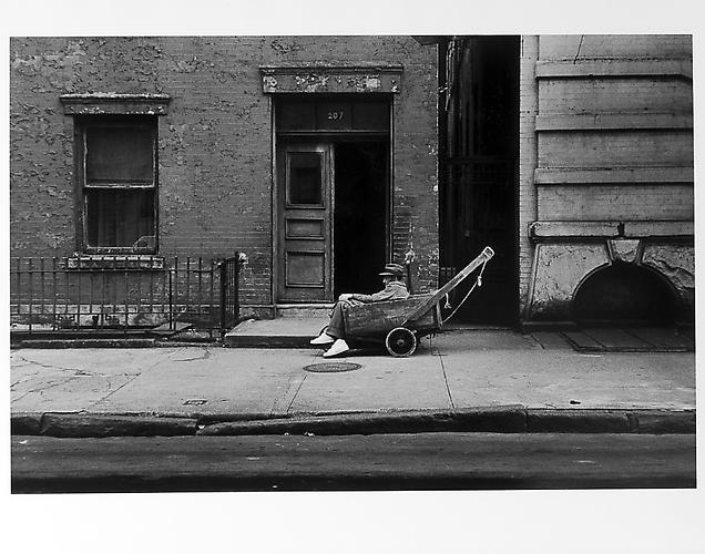 Man sitting in wagon
mid 1950s
Gelatin Silver Print