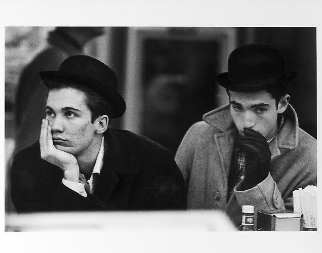 Two pensive men, New Year's Eve
mid 1950s
Gelatin Silver Print