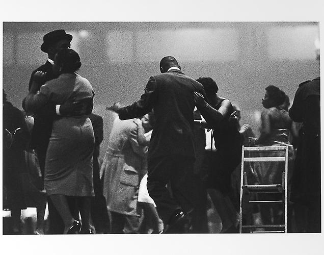 Harlem dance, woman in print dress
mid 1950s
Gelatin Silver Print