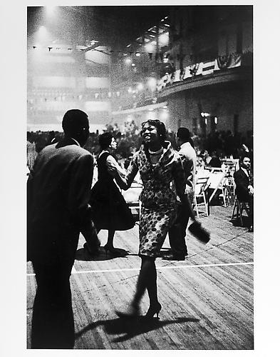 Harlem dance, woman in print dress
mid 1950s
Gelatin Silver Print