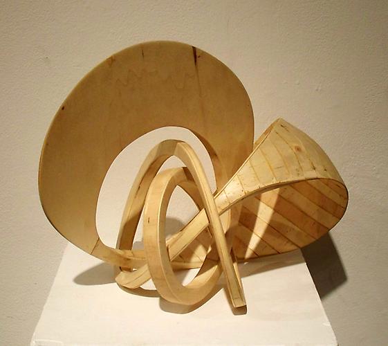 Spiral, 2011
Poplar wood 
13.5 x 16 x 15 inches