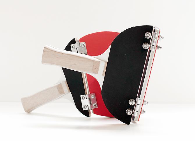  Bicho No. 4 , 2008, wood, latex, steel, 1.2 x 16.7 x 7.87 inches (unfolded)