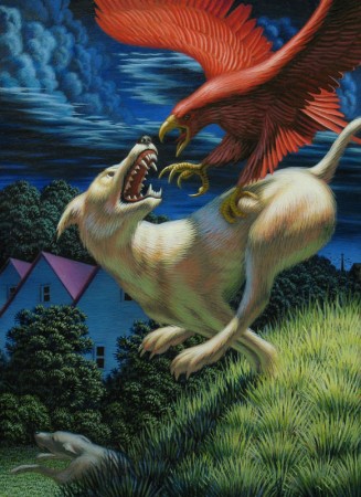 Bird Dog, 2011
Tempera on panel
7 x 5 inches
