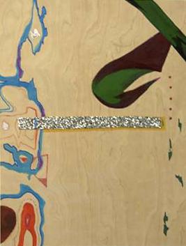  New World, Old World , 2012
Mixed media on wood panel
16 x 12 inches