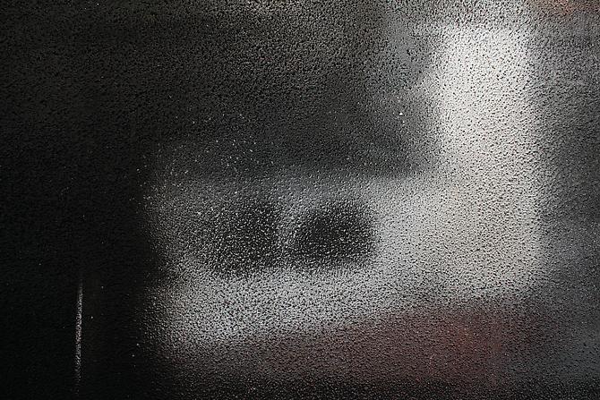  Blacksmith Painting No. 5 , 2012, detail, primed linen and paint, 67 x 47.25 inches