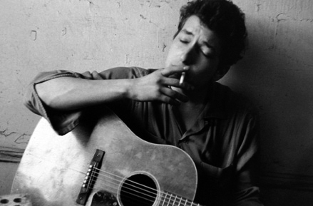 John Cohen, Bob Dylan Smoking, 1962