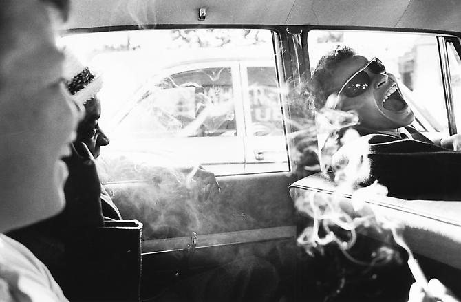 Boys Smoking in Car, Reform School, NY
1963
gelatin silver print