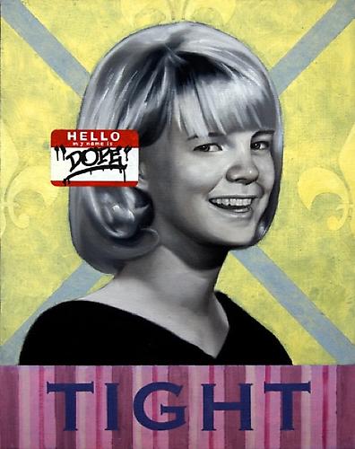 BRITT EHRINGER
Tammy, 2011
Oil on linen, mounted to board; From the Cool School series
24 x 19 inches