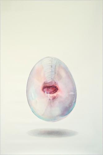 Bubblemouth #2, 2012
Colored pencil on paper
62 x 45 inches