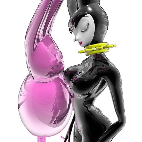 Bunny Luv, Crystal Candy High Gloss Dolls 2010
C print, 50 x 50 inch