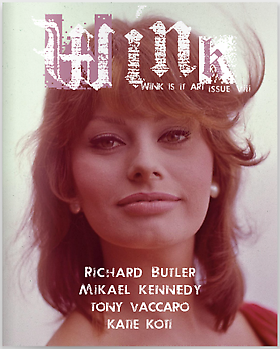 Richard Butler featured in Wink Magazine #8: Is it Art?