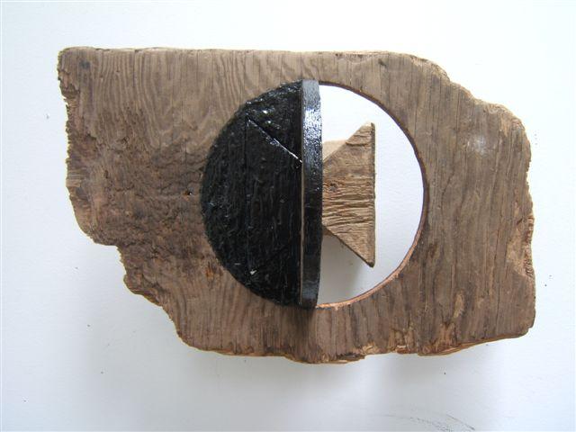 Paul Bowen, 2012
 Butterfly , wood and asphaltum
8" x 12" x 5"