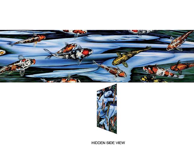 VERY COY
Oil on canvas
24 x 96 inches
