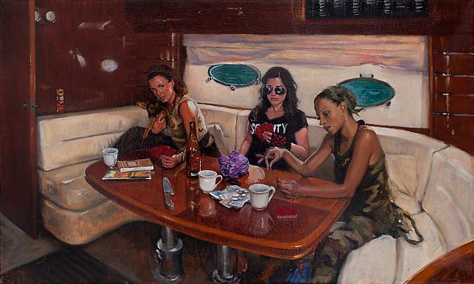 Card Game, 2012
Oil on linen
12 x 20 inches