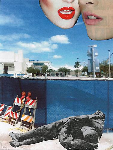 Chat, 2011
Collage on paper
9 x 12 inches